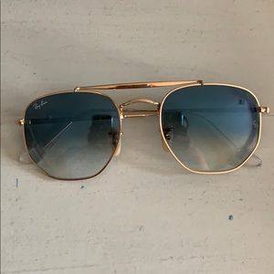 Blue and Gold Retro Raybans